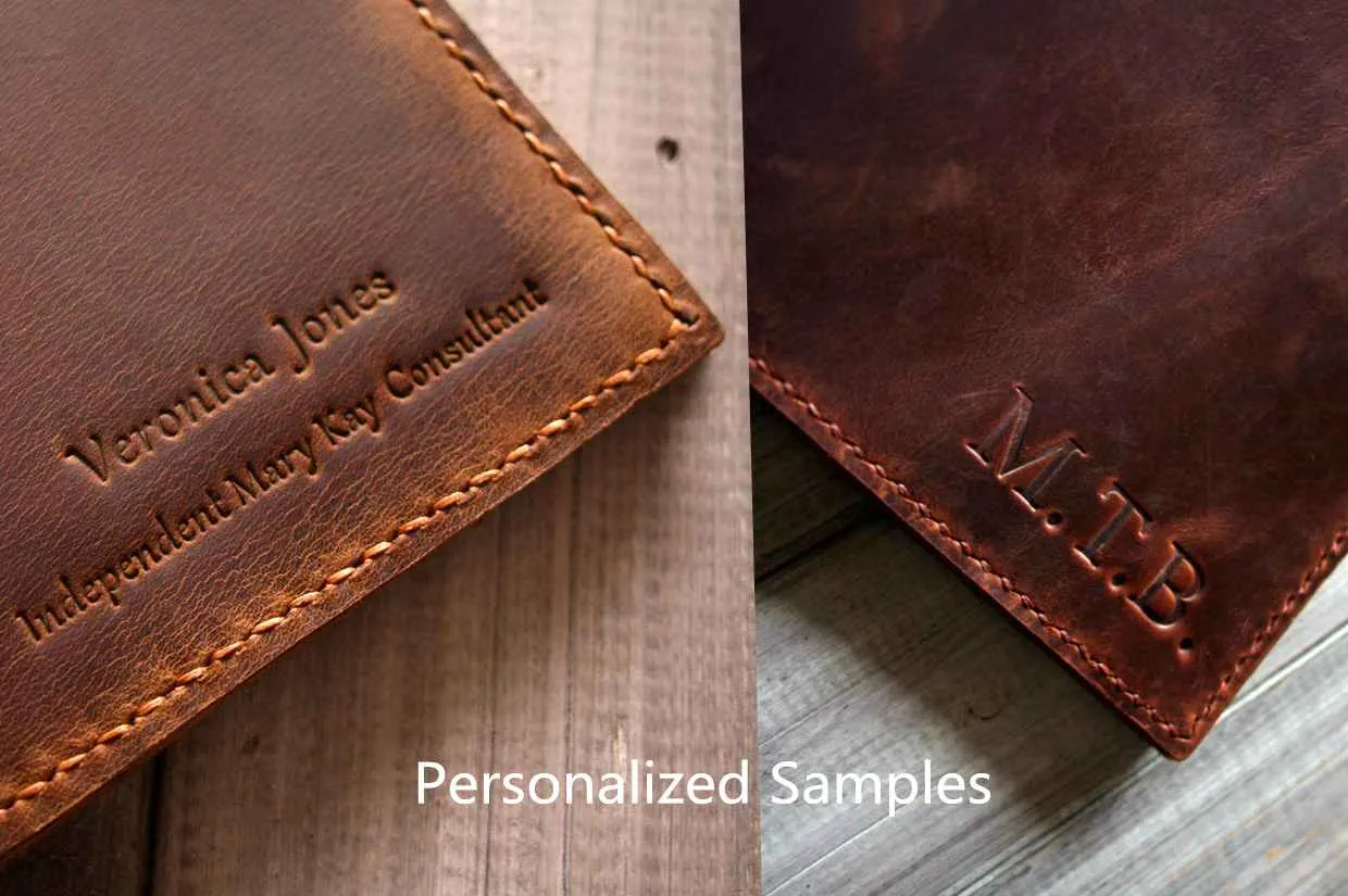 14 Laptop Case Personalized Leather Sleeve