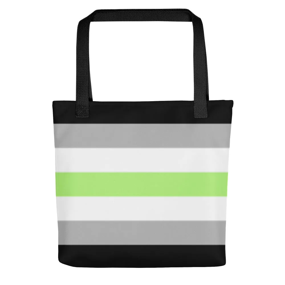 Agender Flag Tote bag