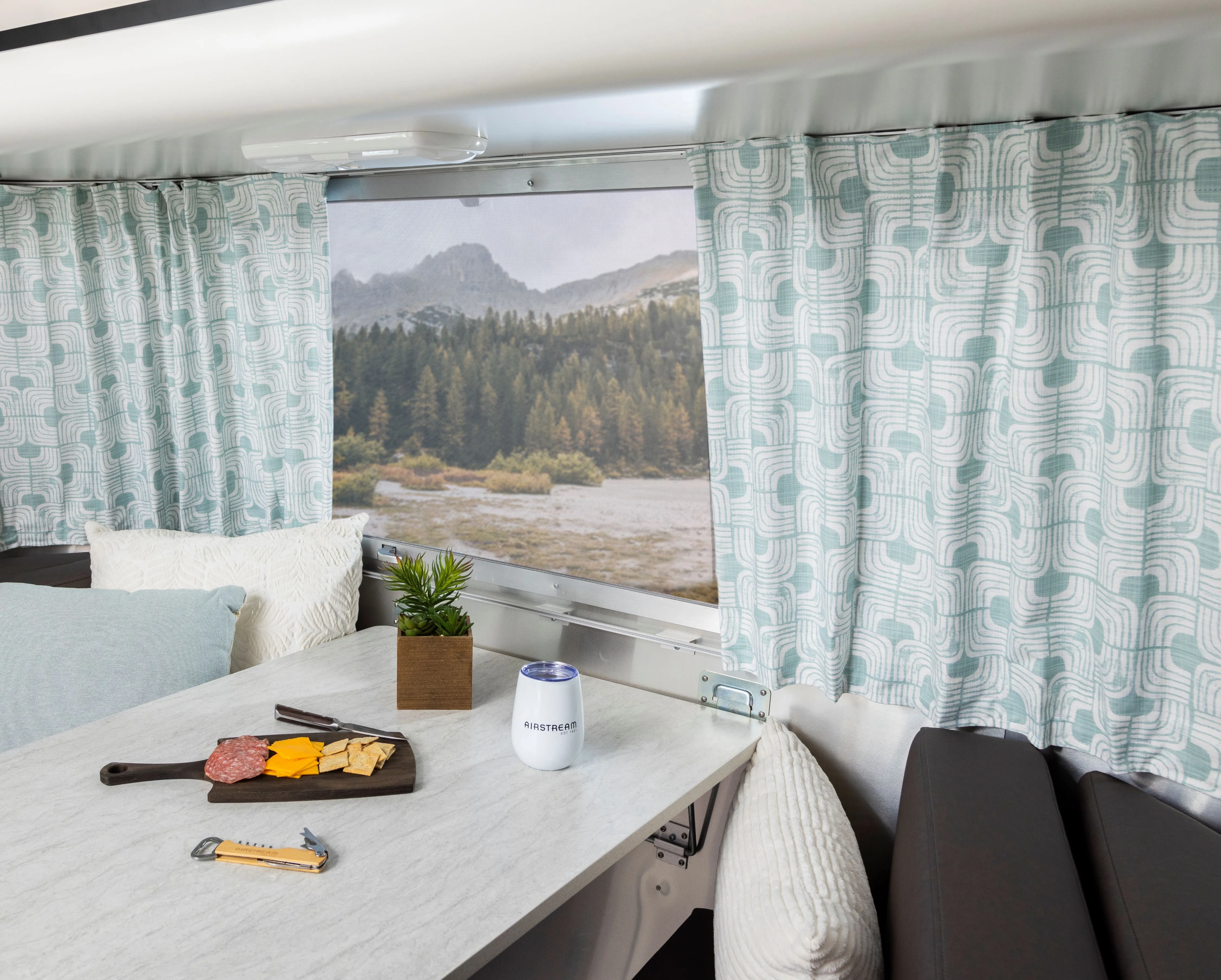 Airstream Printed Custom Curtains for 2021-Present Flying Cloud Travel Trailers