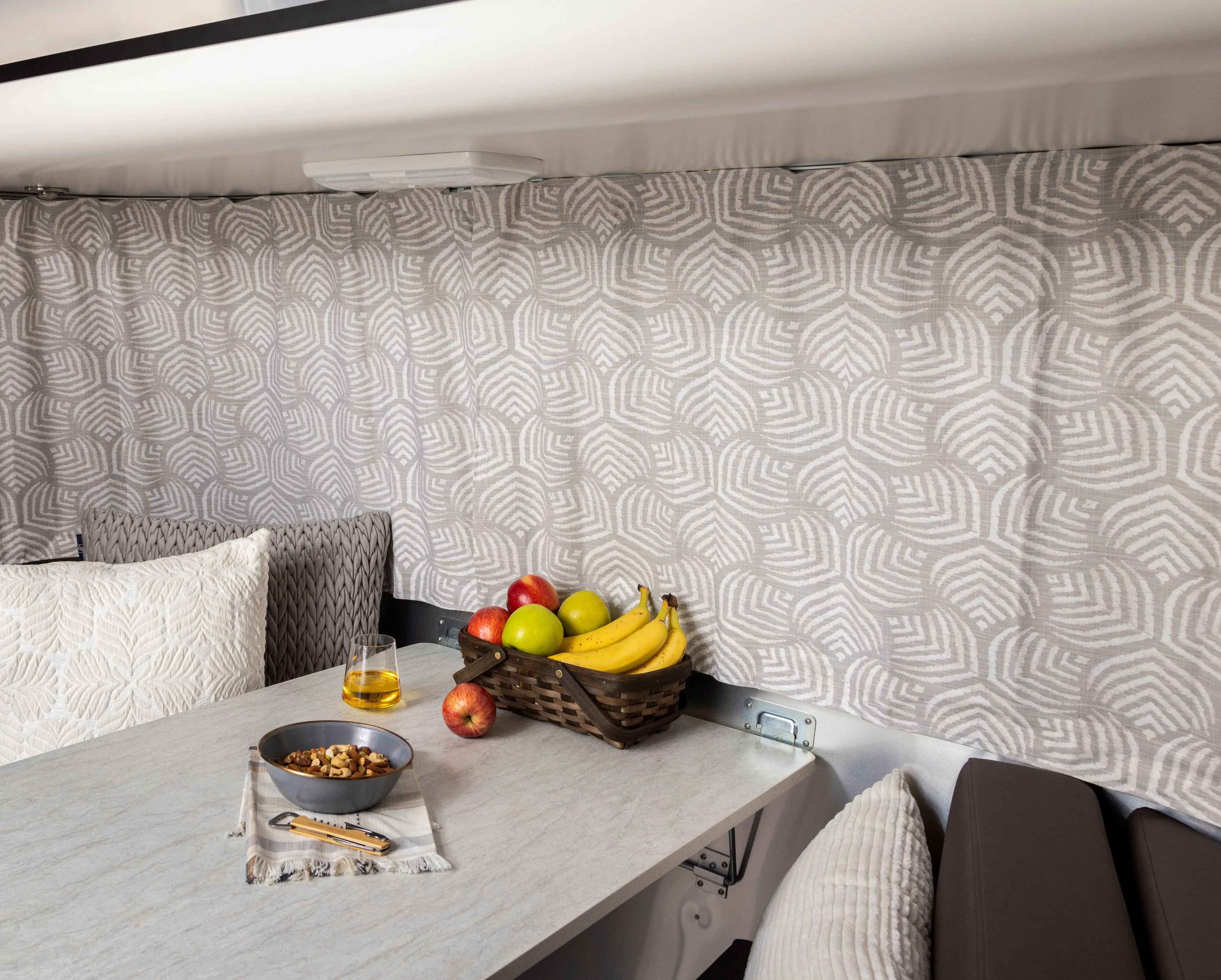 Airstream Printed Custom Curtains for International Signature Travel Trailers