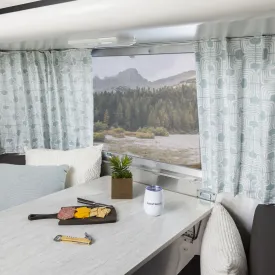 Airstream Printed Custom Curtains for International Signature Travel Trailers