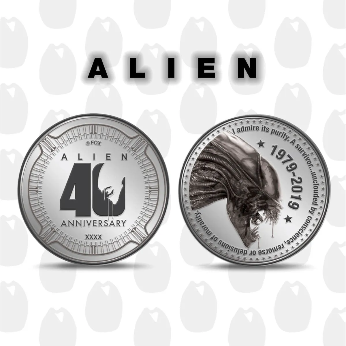 Alien 40th Anniversary Limited Edition Collectors Coin