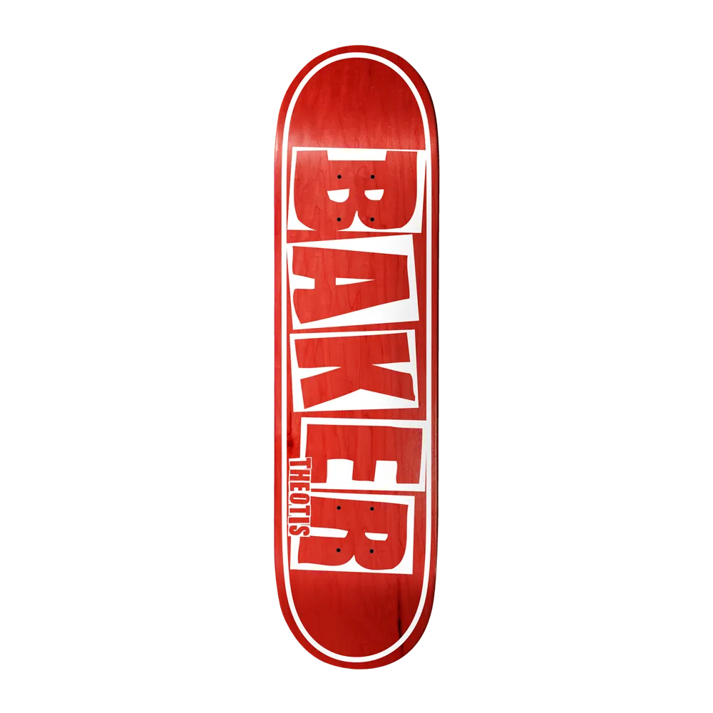 BAKER DECK - THEOTIS BEASLEY BRAND NAME RED (8.5")