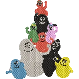 Barbapapa - Pack of 11 Designs - Embroidery Design