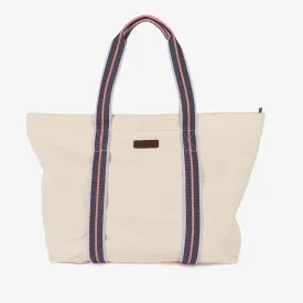 Barbour Madison Beach Tote Bag In Ecru