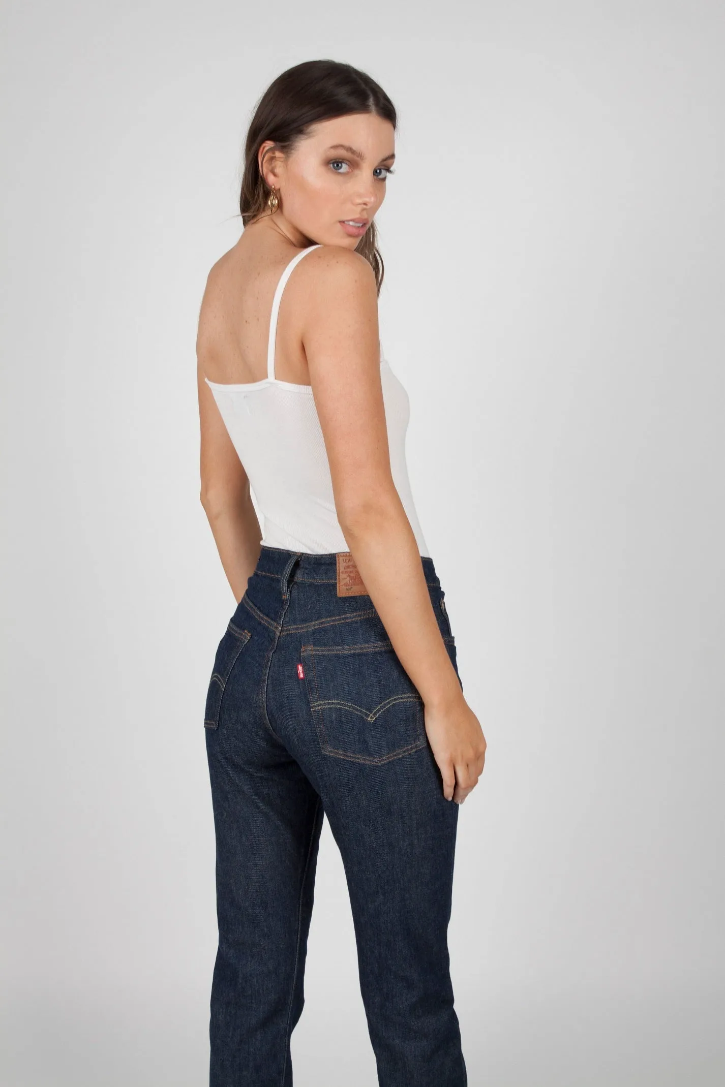 Bayse Brand SQUARE NECK BODYSUIT WHITE