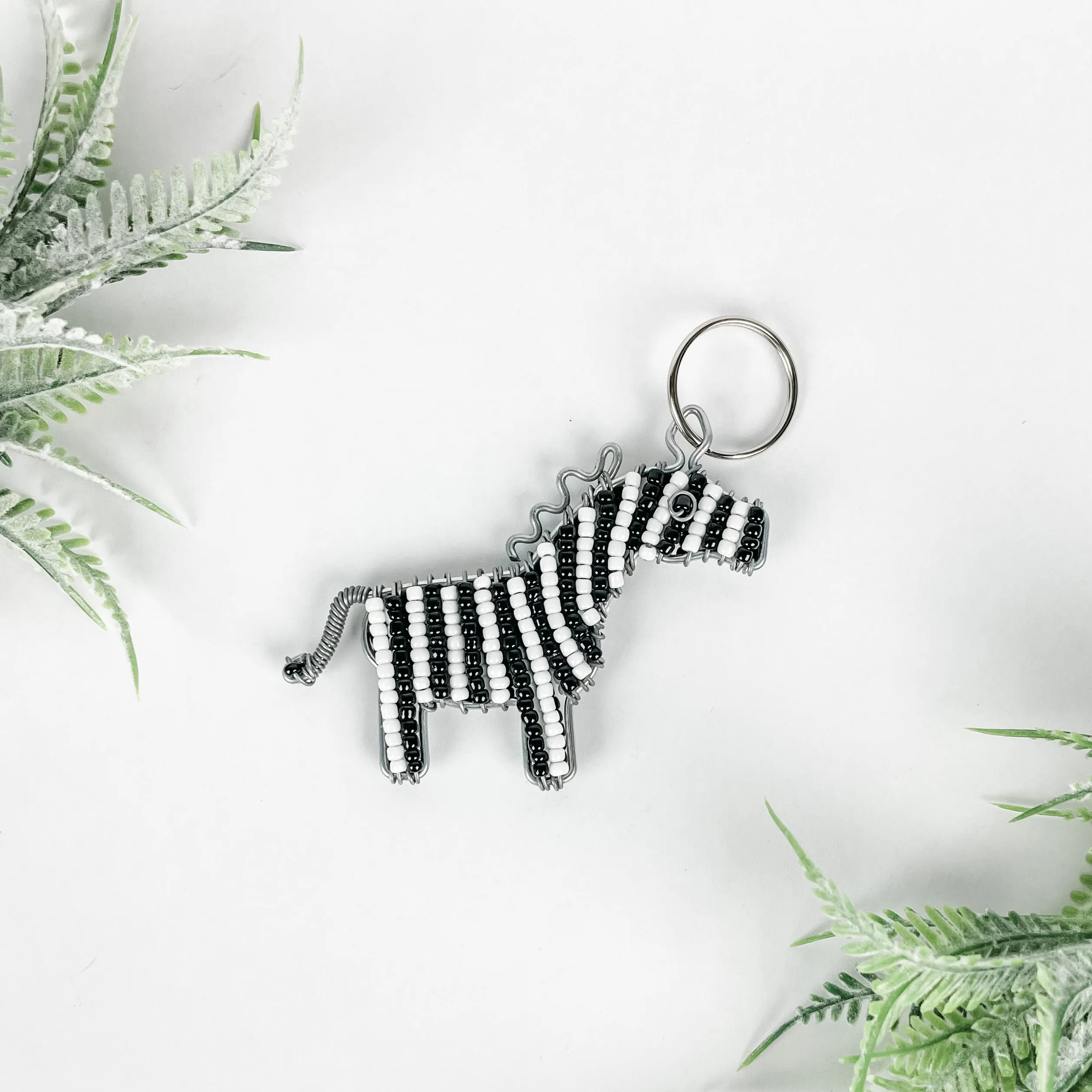 Beaded Keychains - African Animal Collection