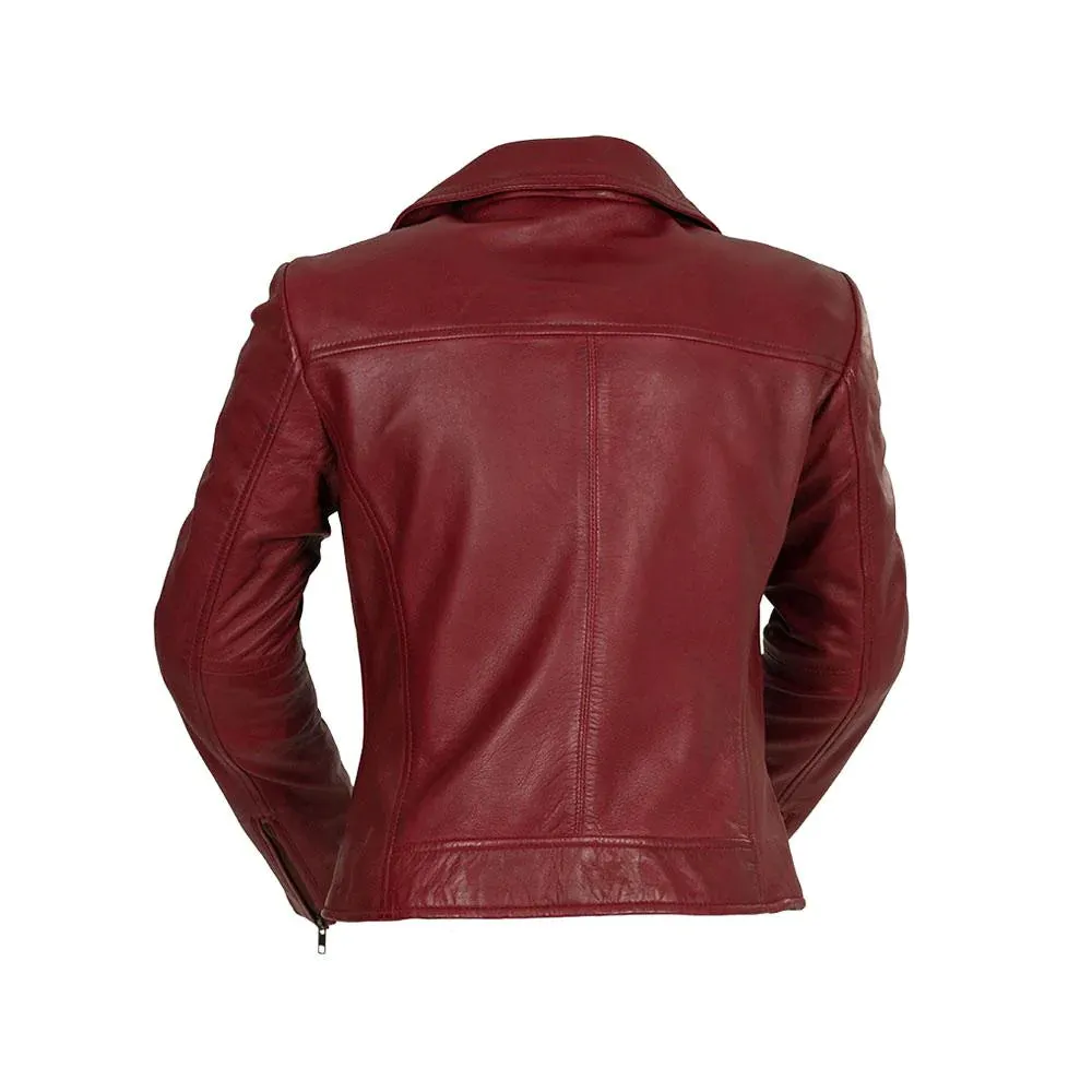 Betsy Womens Fashion Leather Jacket