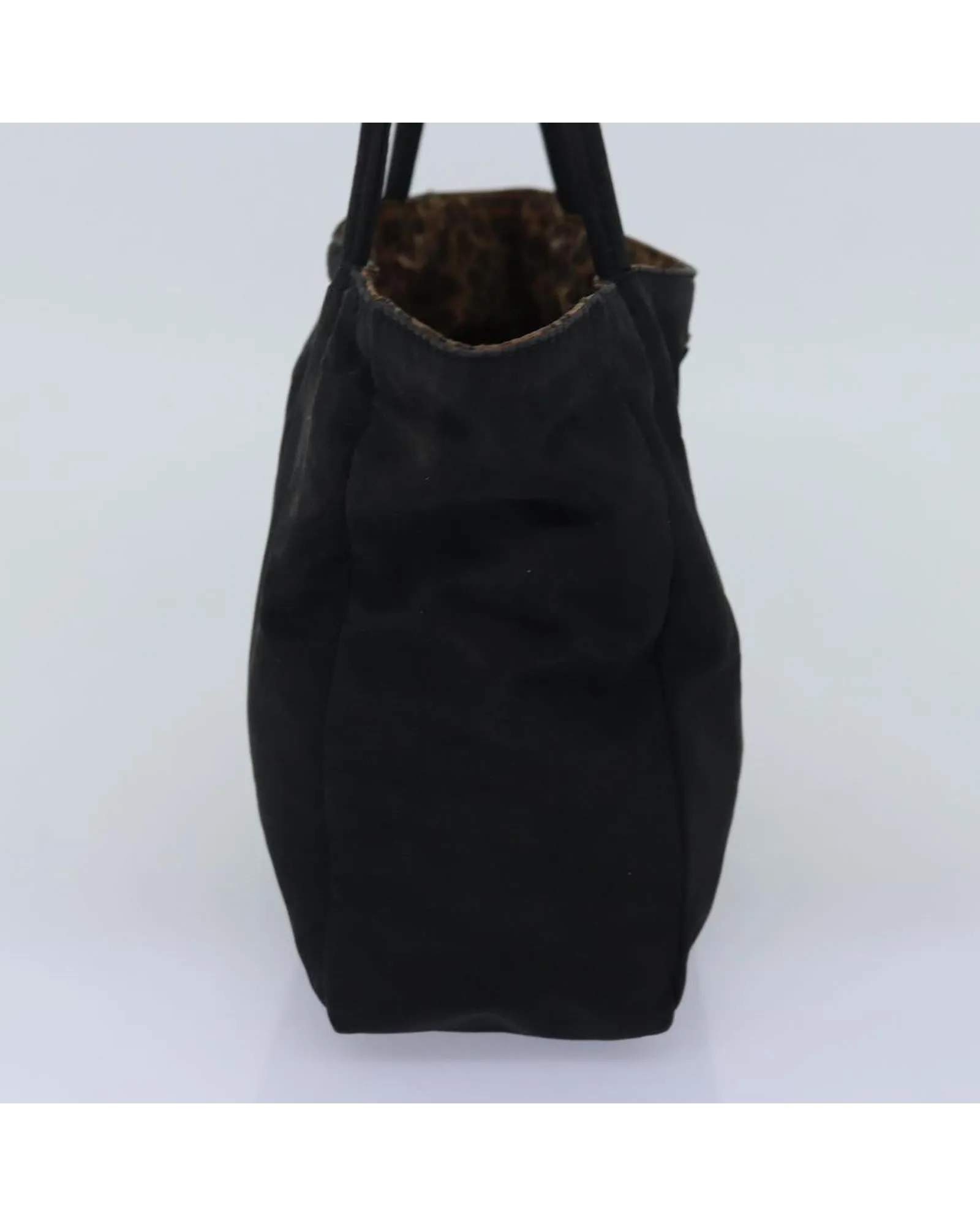 Black Nylon Hand Bag with Authenticity from Italy