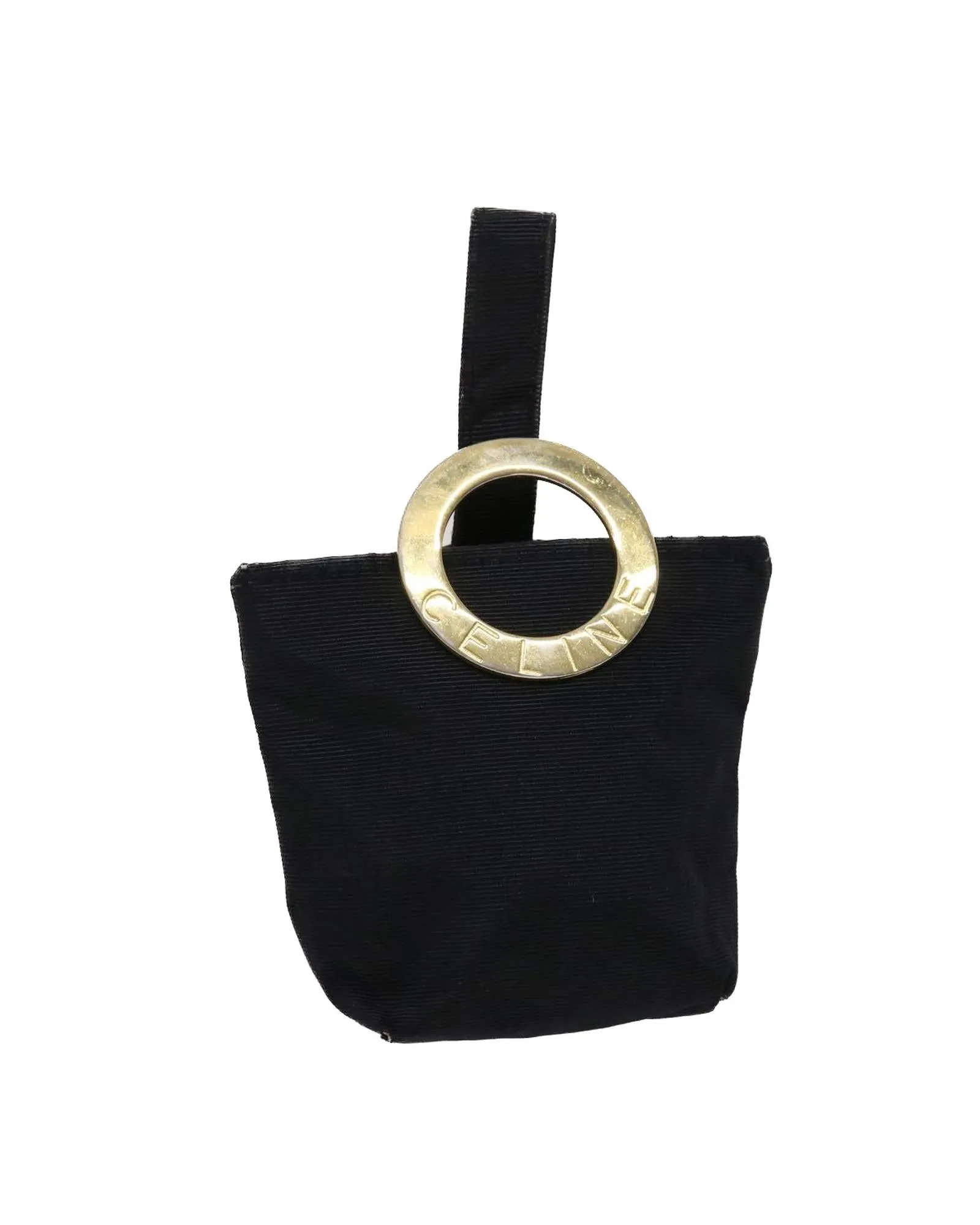 Black Nylon Pouch with Minor Wear - Rank C