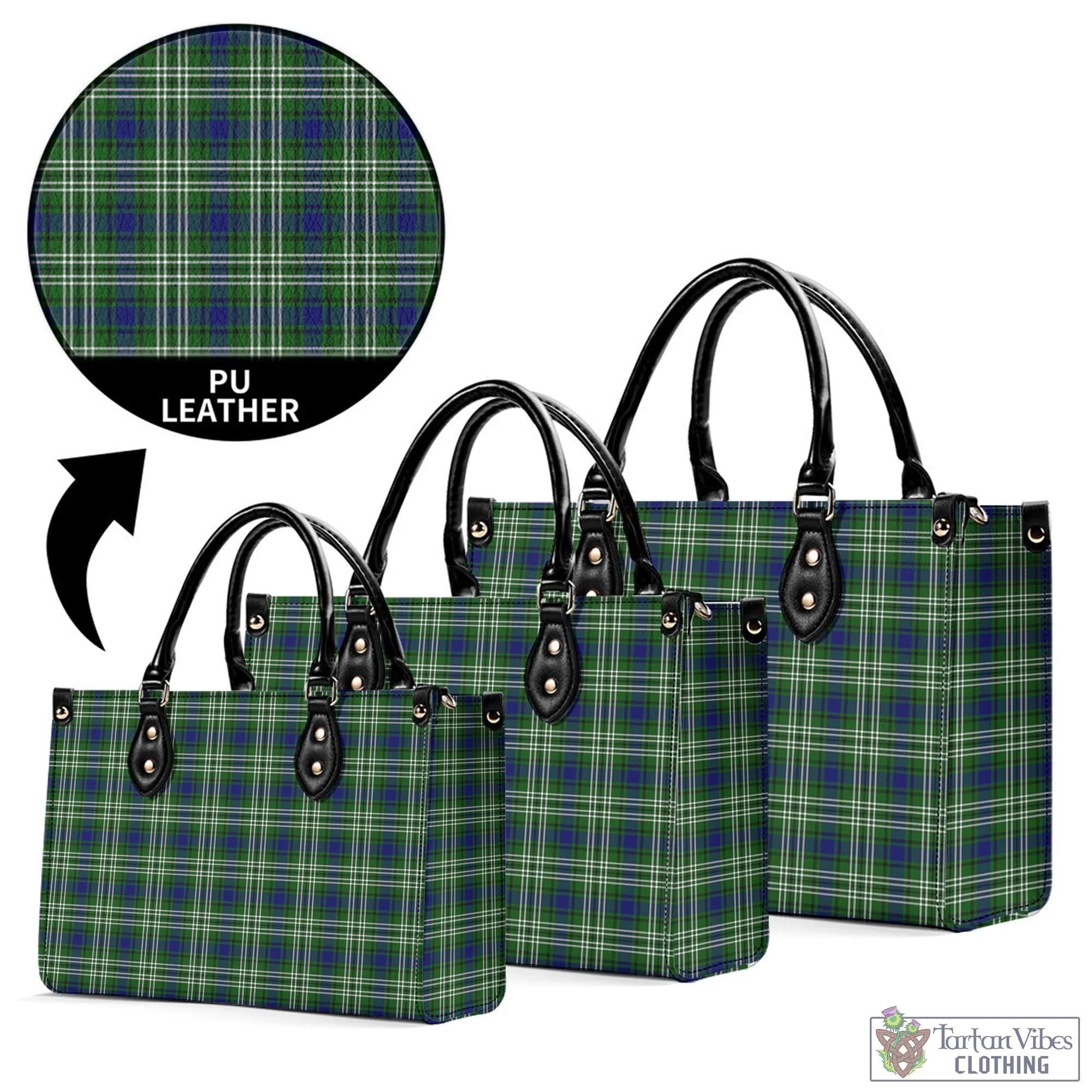 Blackadder Tartan Luxury Leather Handbags