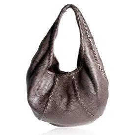 Bottega Veneta Brown Leather Cervo Large Hobo Bag