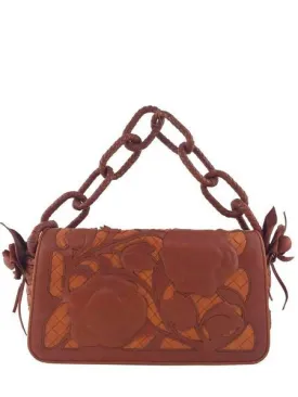 Bottega Veneta Limited Edition Floral Leather Applique Bag