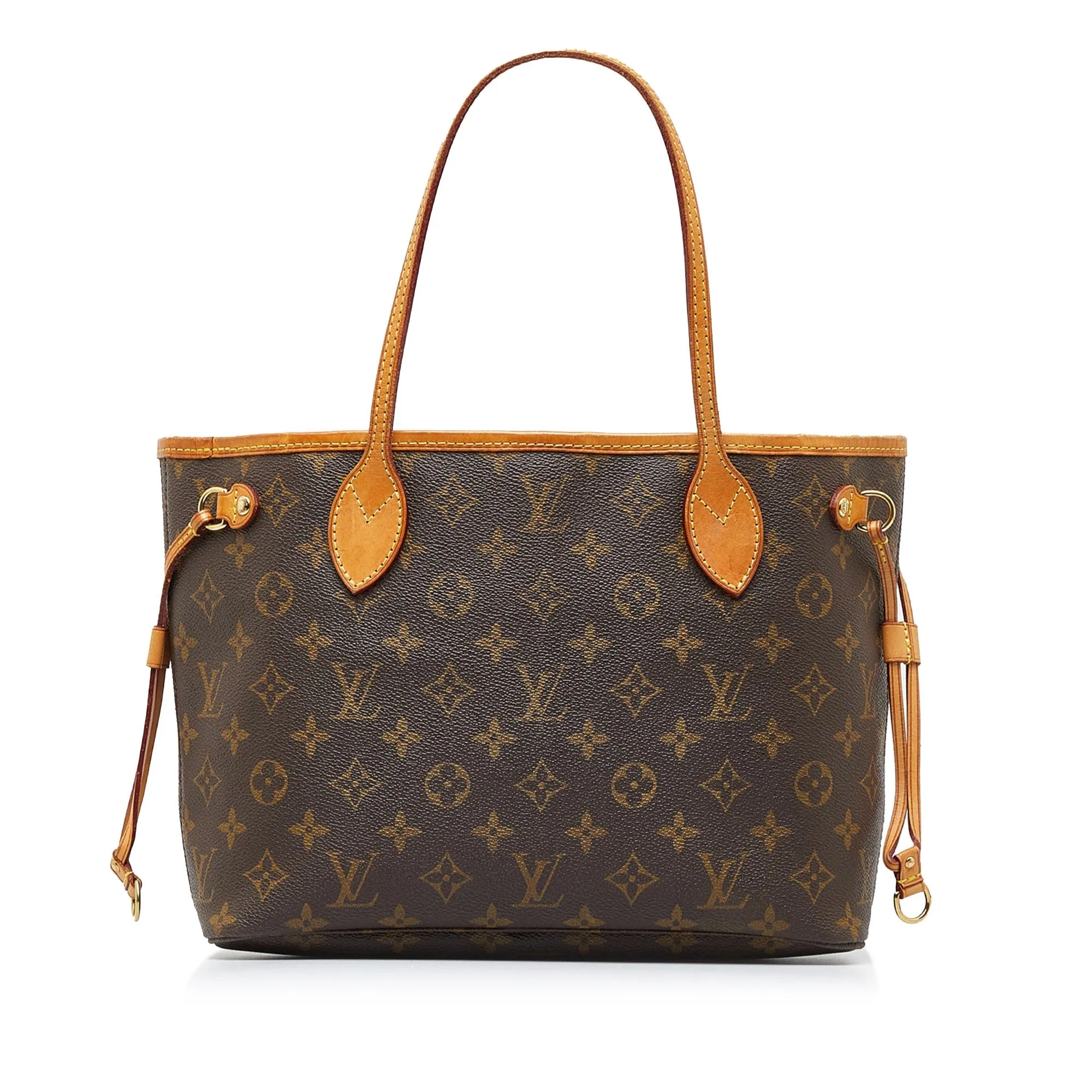 Brown Louis Vuitton Monogram Neverfull PM Tote Bag