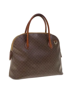 Brown Macadam Canvas Hand Bag