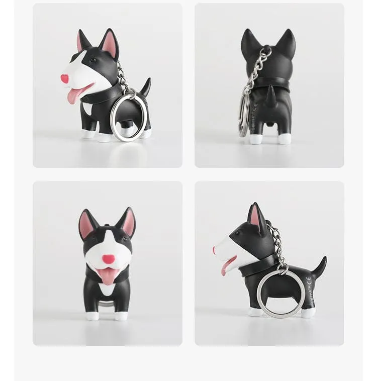 Bull Terrier Keychain