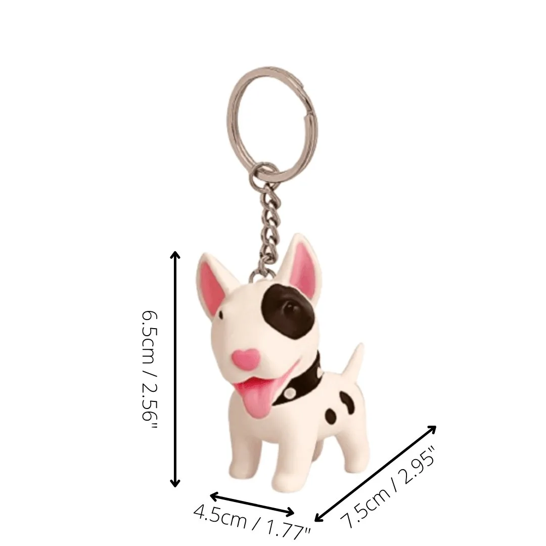 Bull Terrier Keychain