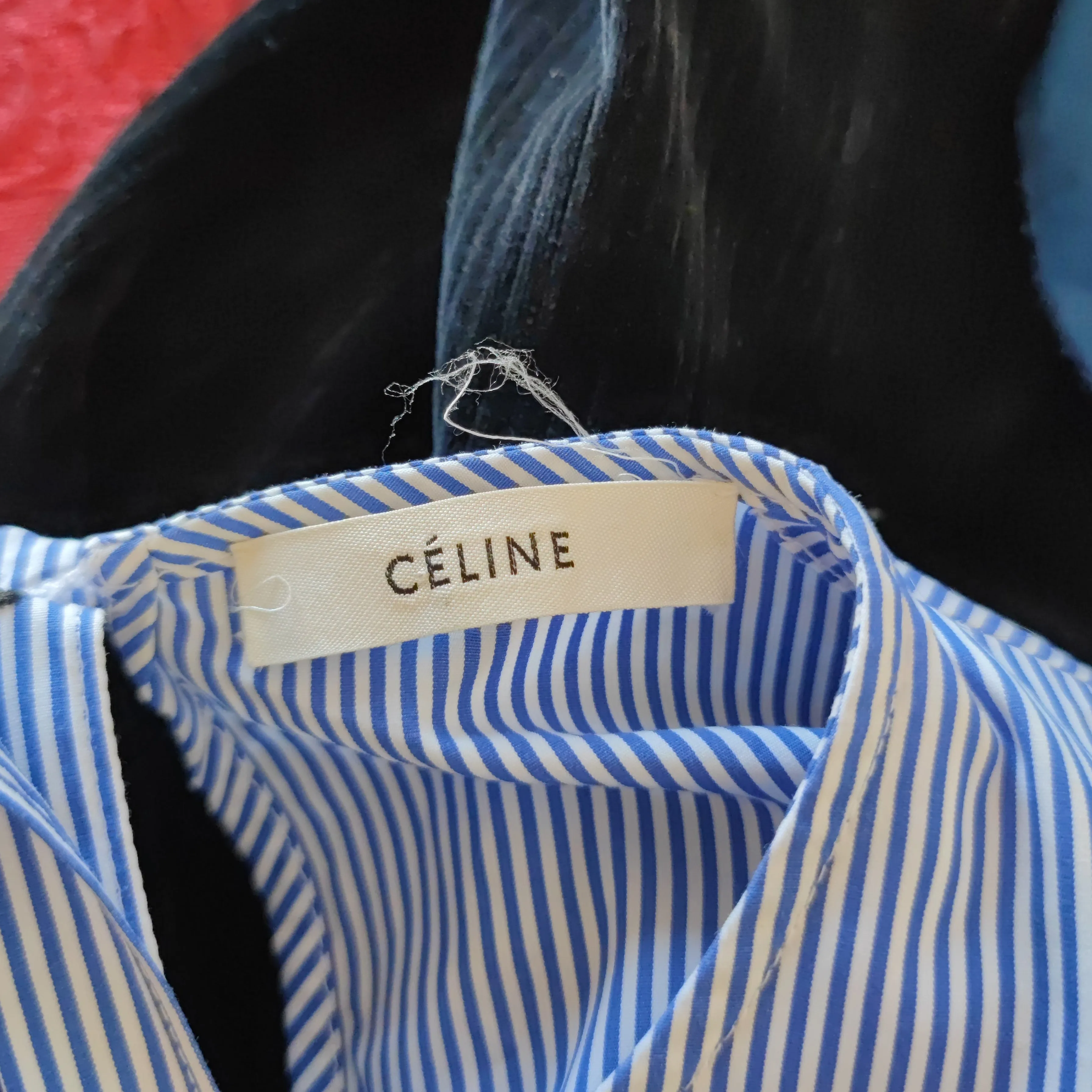 Camicia a righe Celine by Hedi Slimane