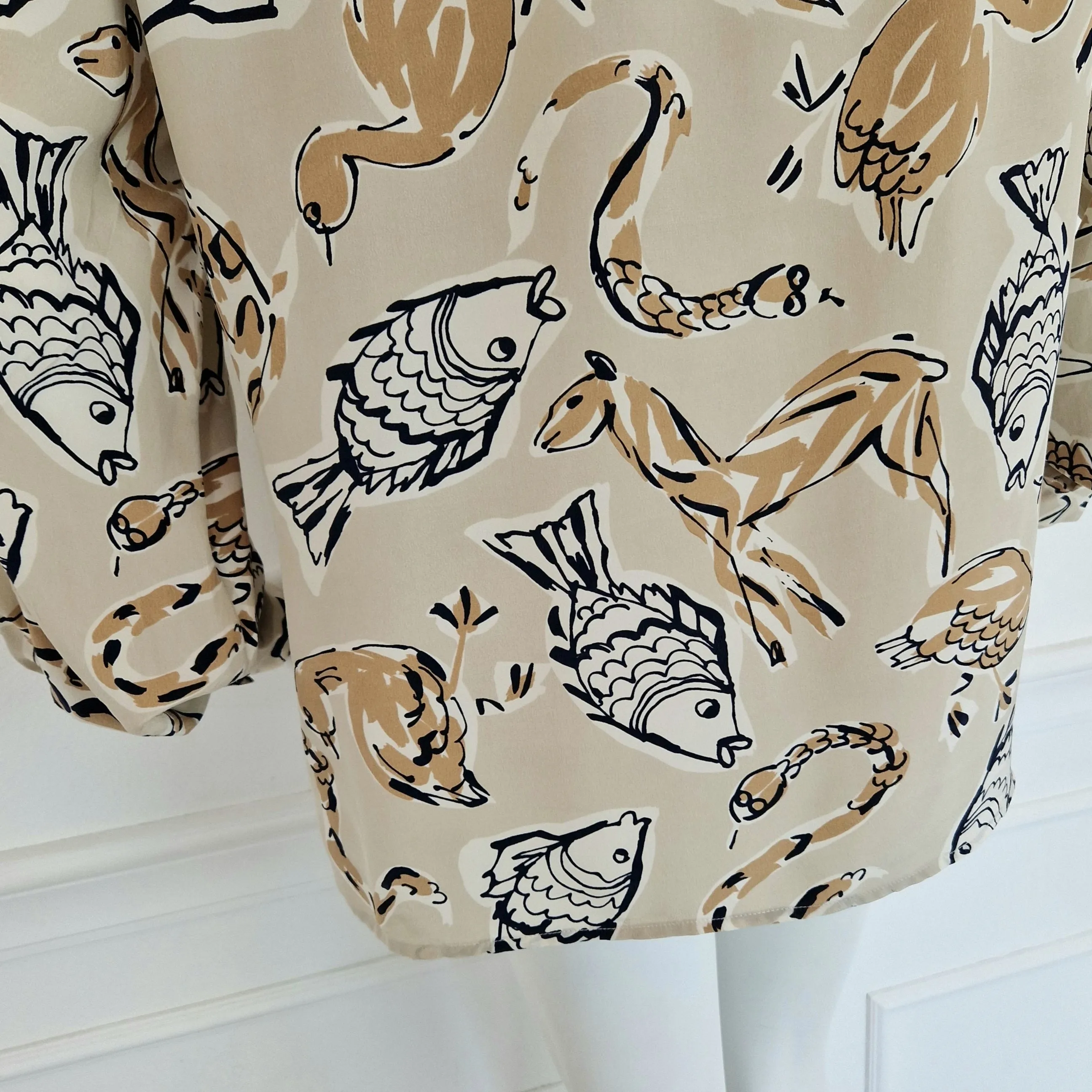 Camicia Celine vintage animali