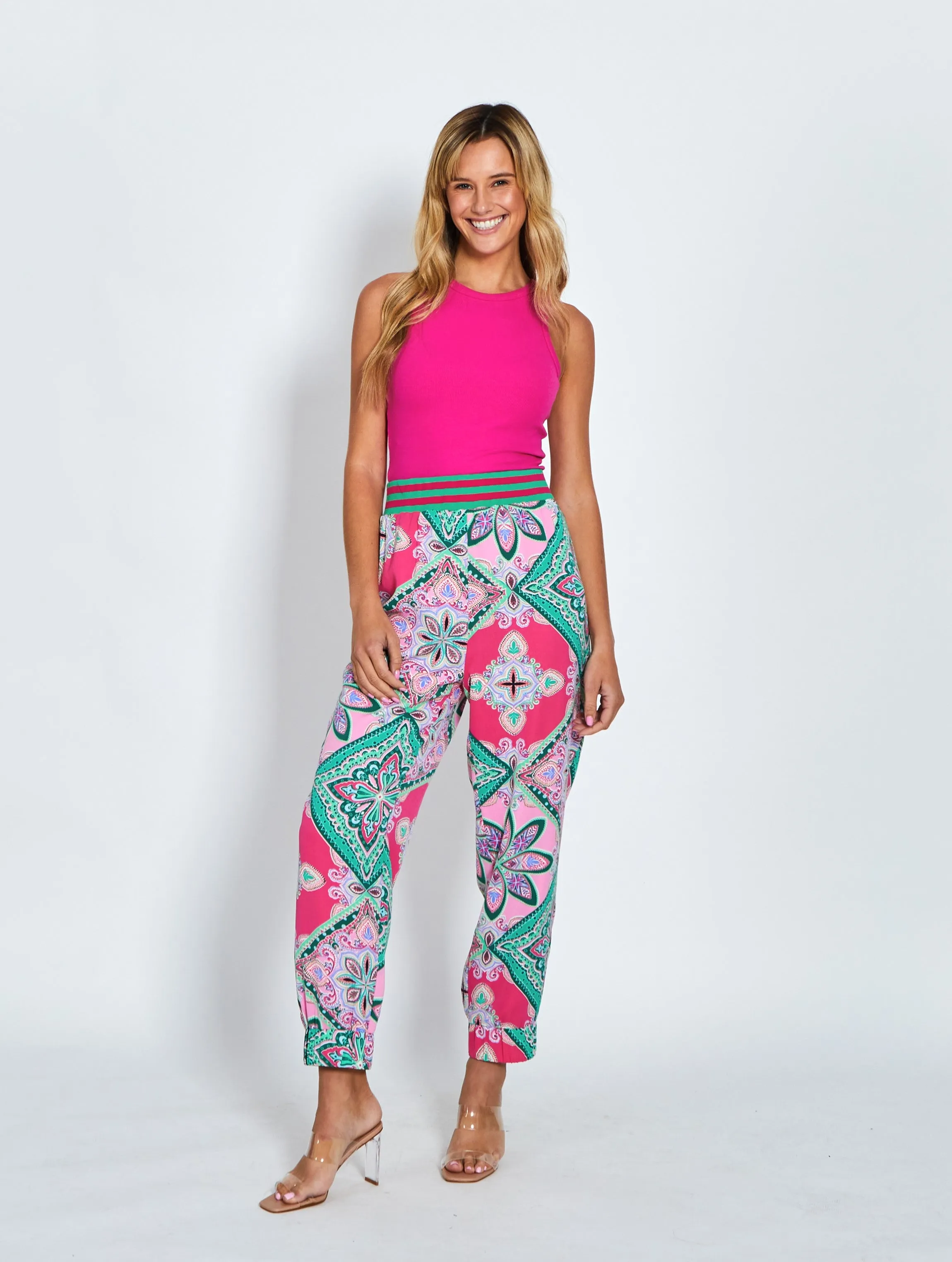 Celine Jogger - Hot Pink Print