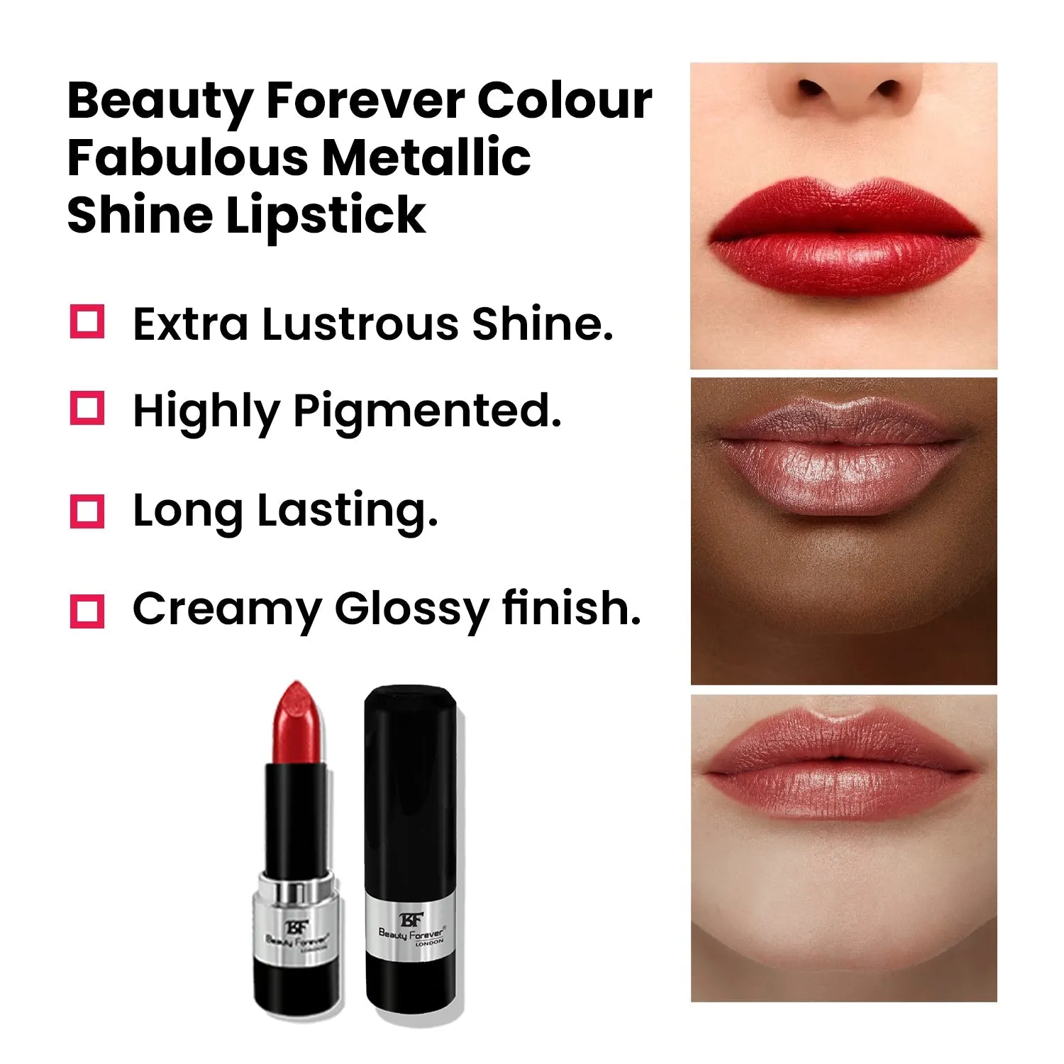 Colour Fabulous Metallic Shine Lipstick