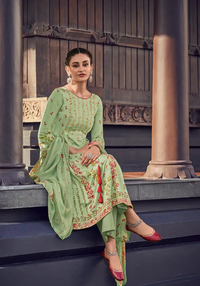 Deepsy Unstitched Printed Jam Cotton Printed Suits Set