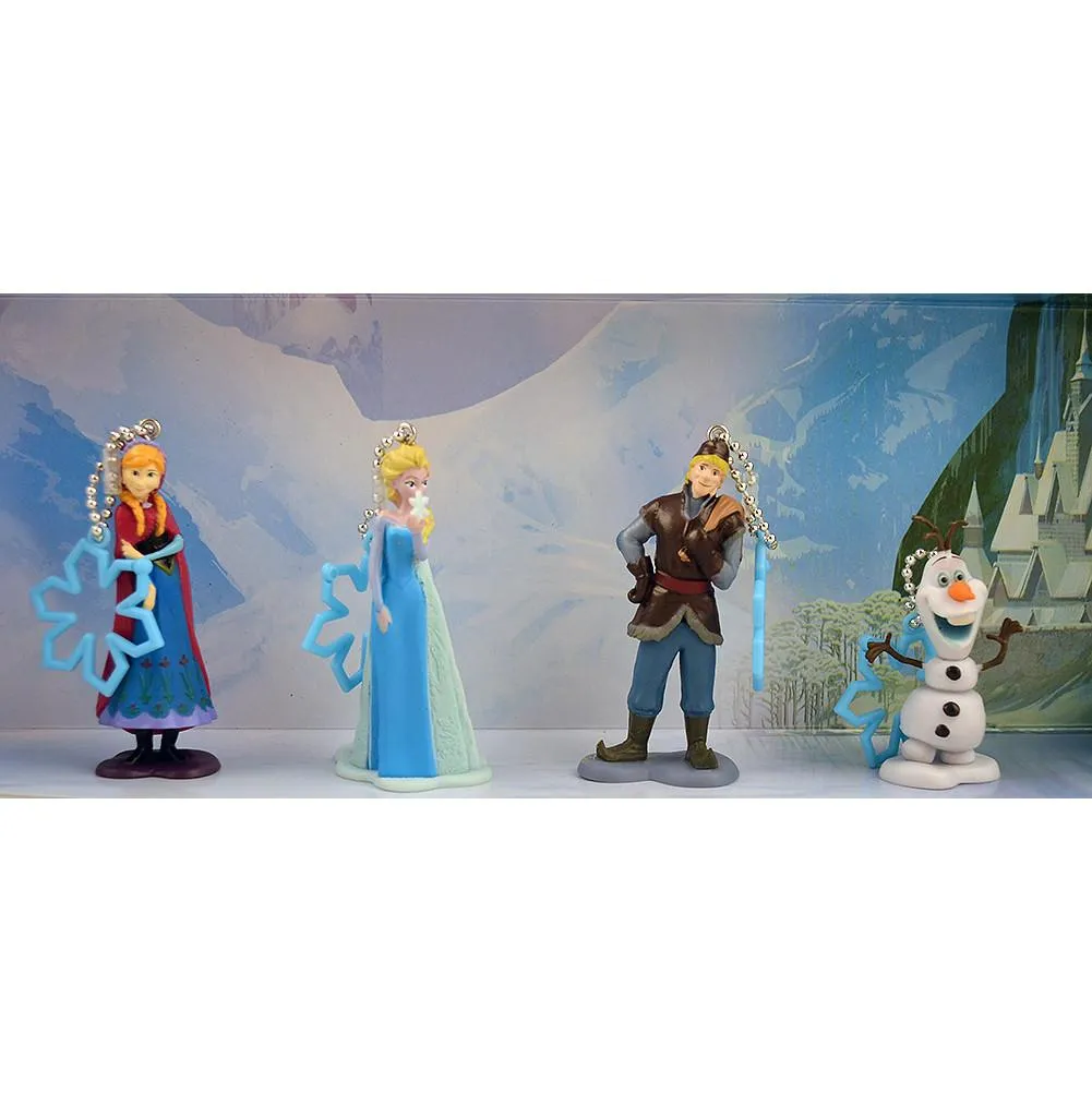 Disney Frozen 4 Piece Keychain Set [Anna  Elsa  Kristoff  Olaf]