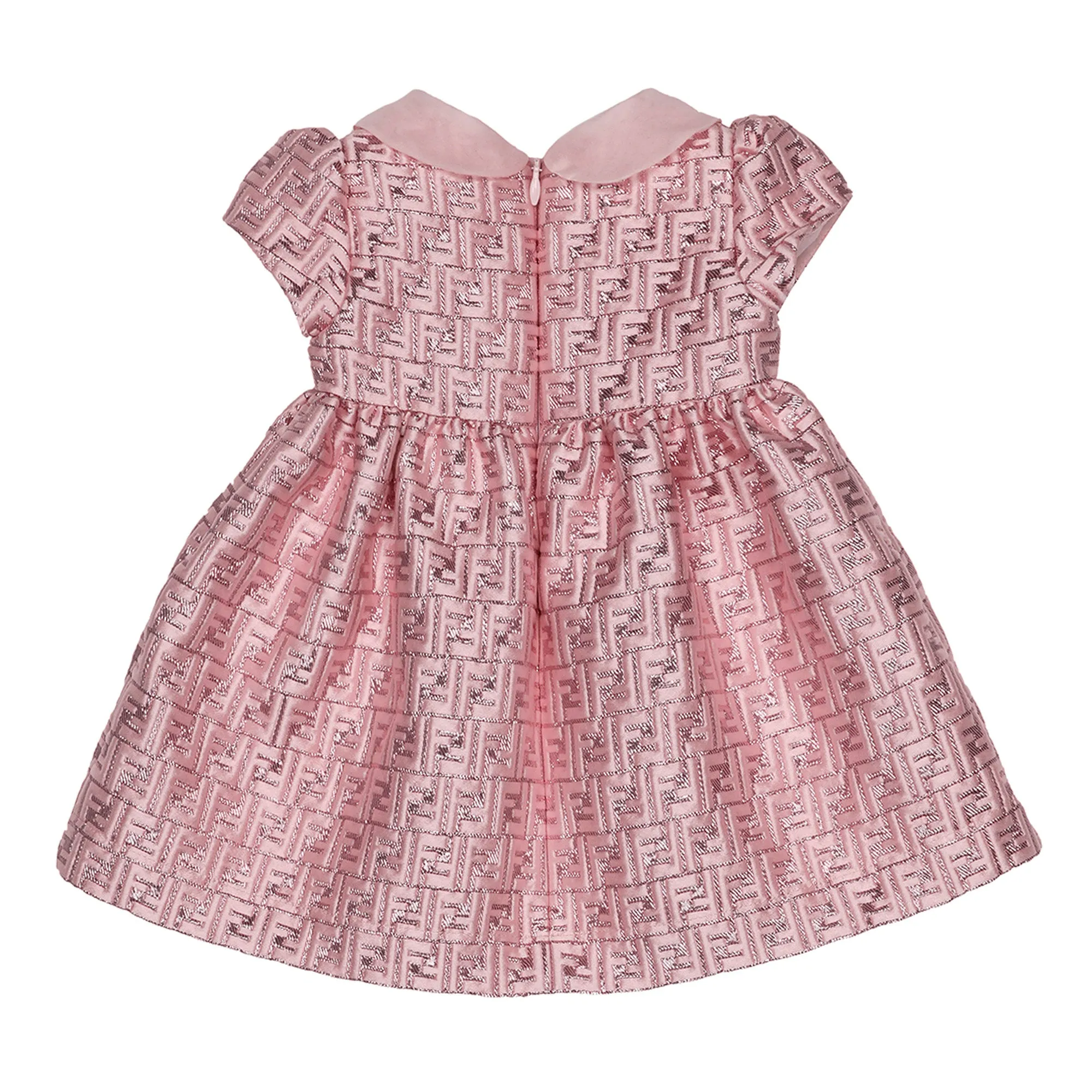 Fendi Baby Girls Rose Gold Dress