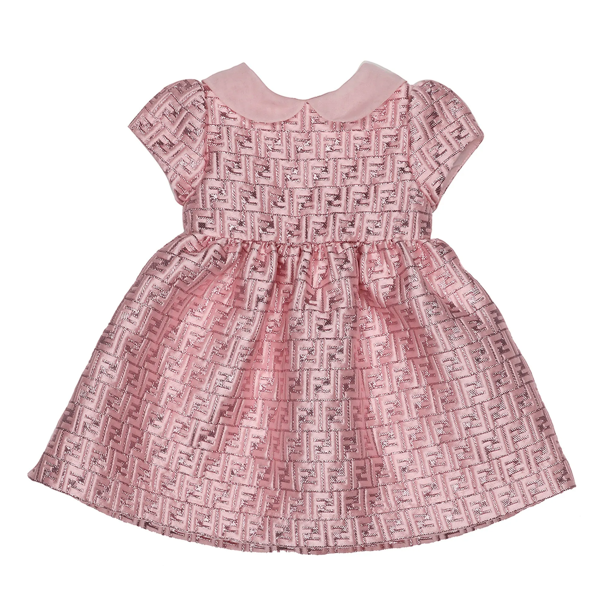 Fendi Baby Girls Rose Gold Dress