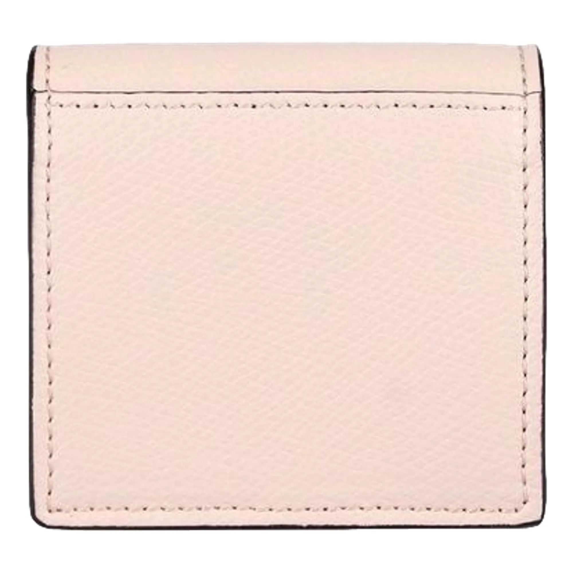 Fendi Calf Leather F Logo Poudre Pink Leather Coin Case