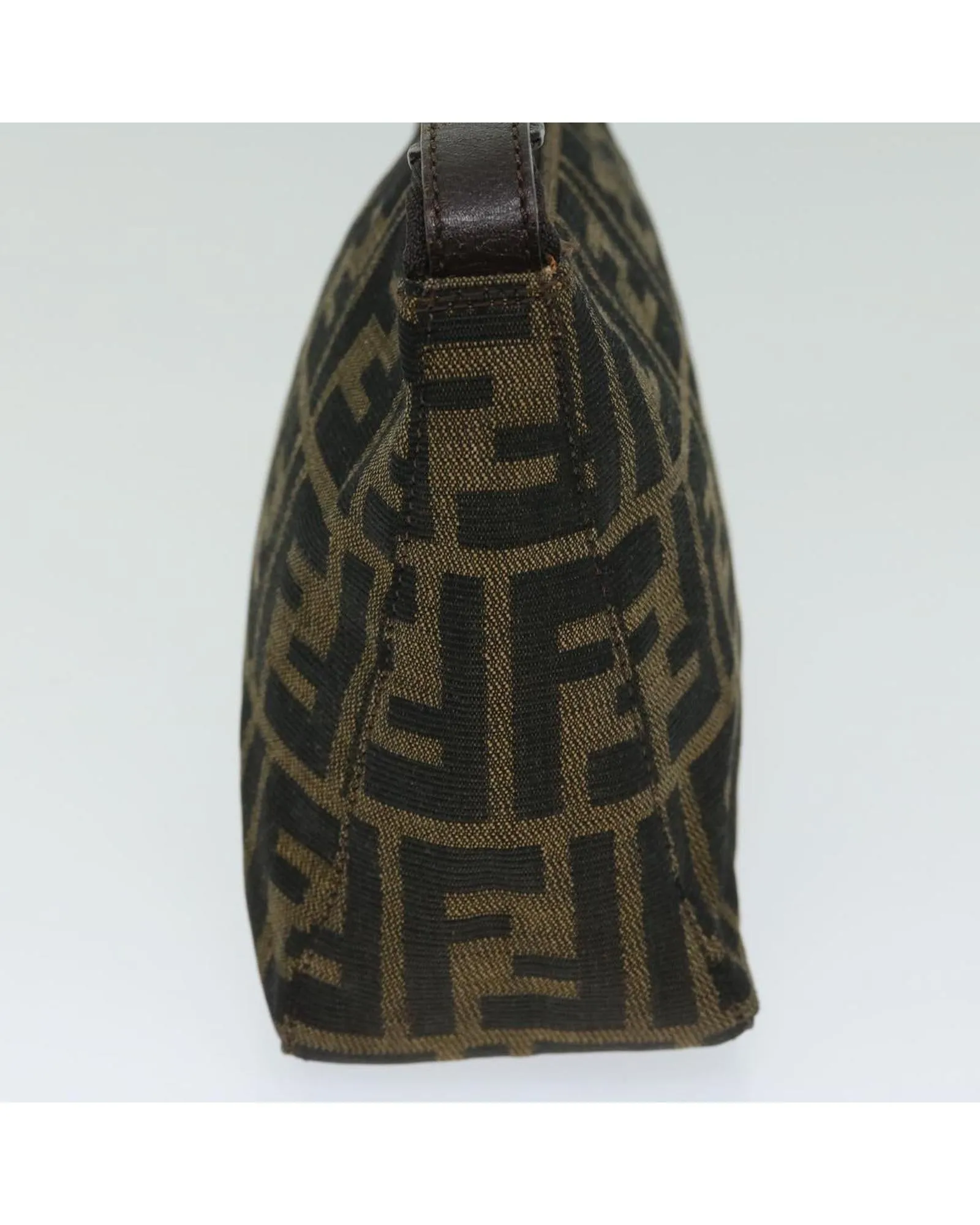 Fendi Canvas Hand Bag with Iconic Zucca Print