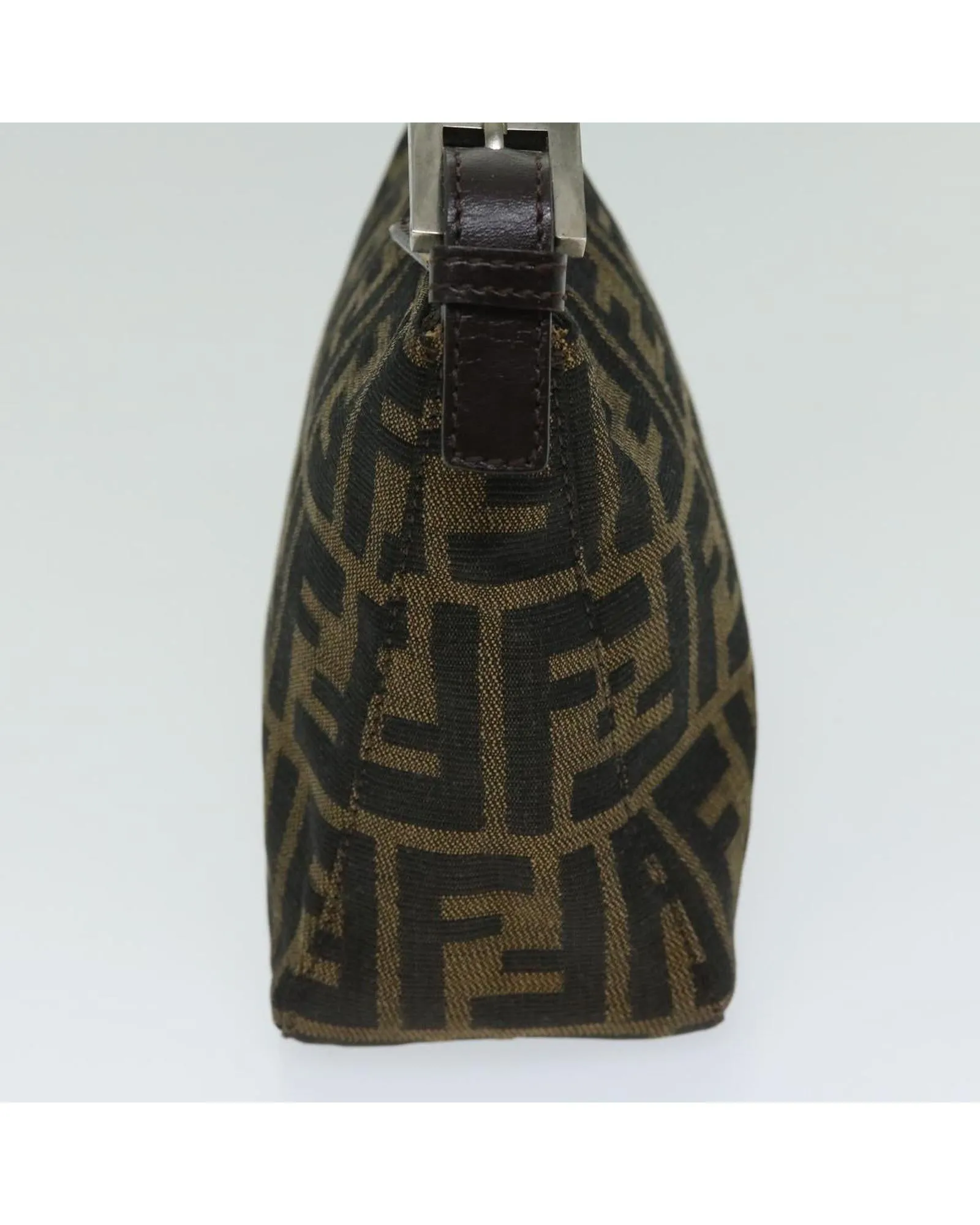 Fendi Canvas Hand Bag with Iconic Zucca Print