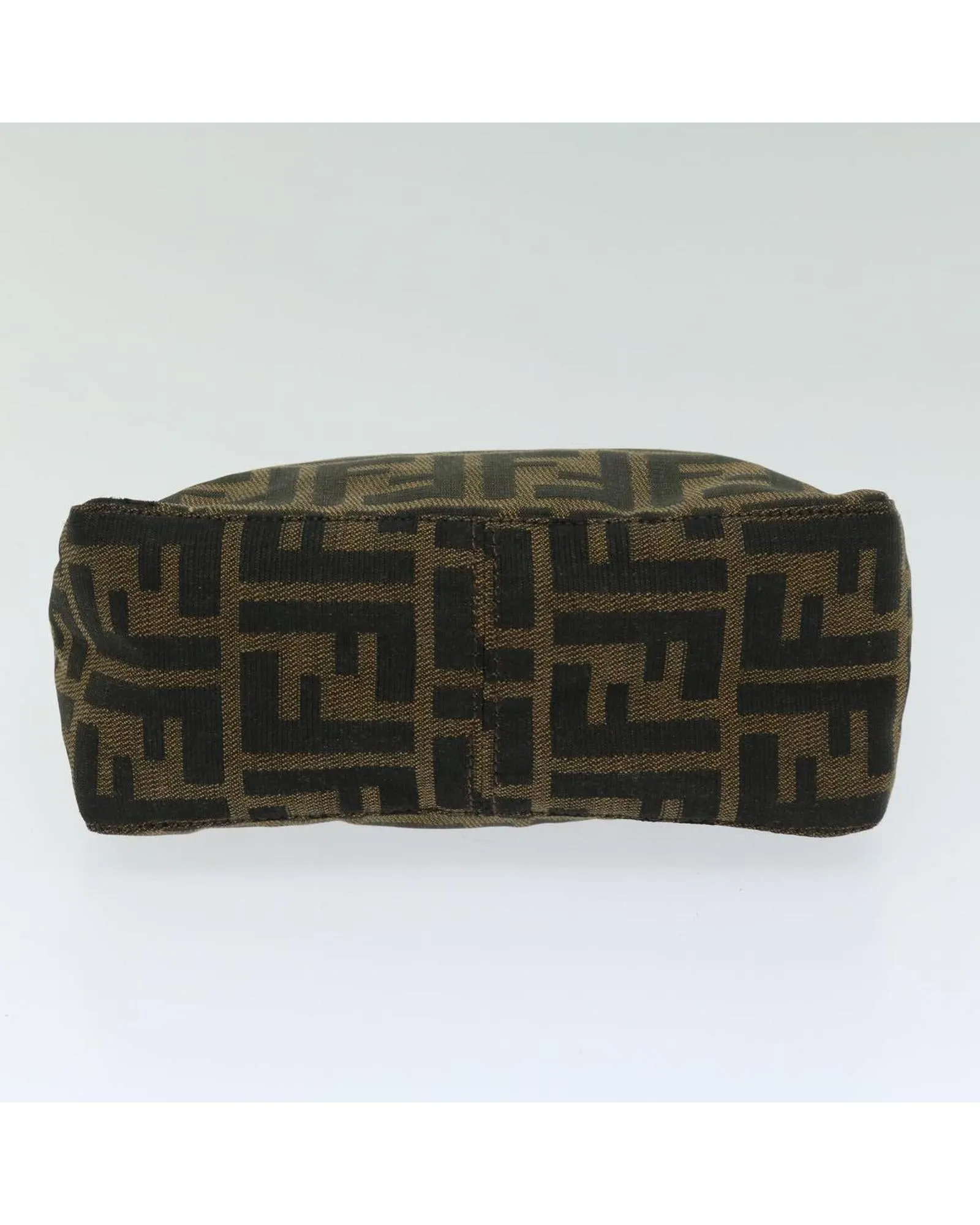 Fendi Canvas Hand Bag with Iconic Zucca Print