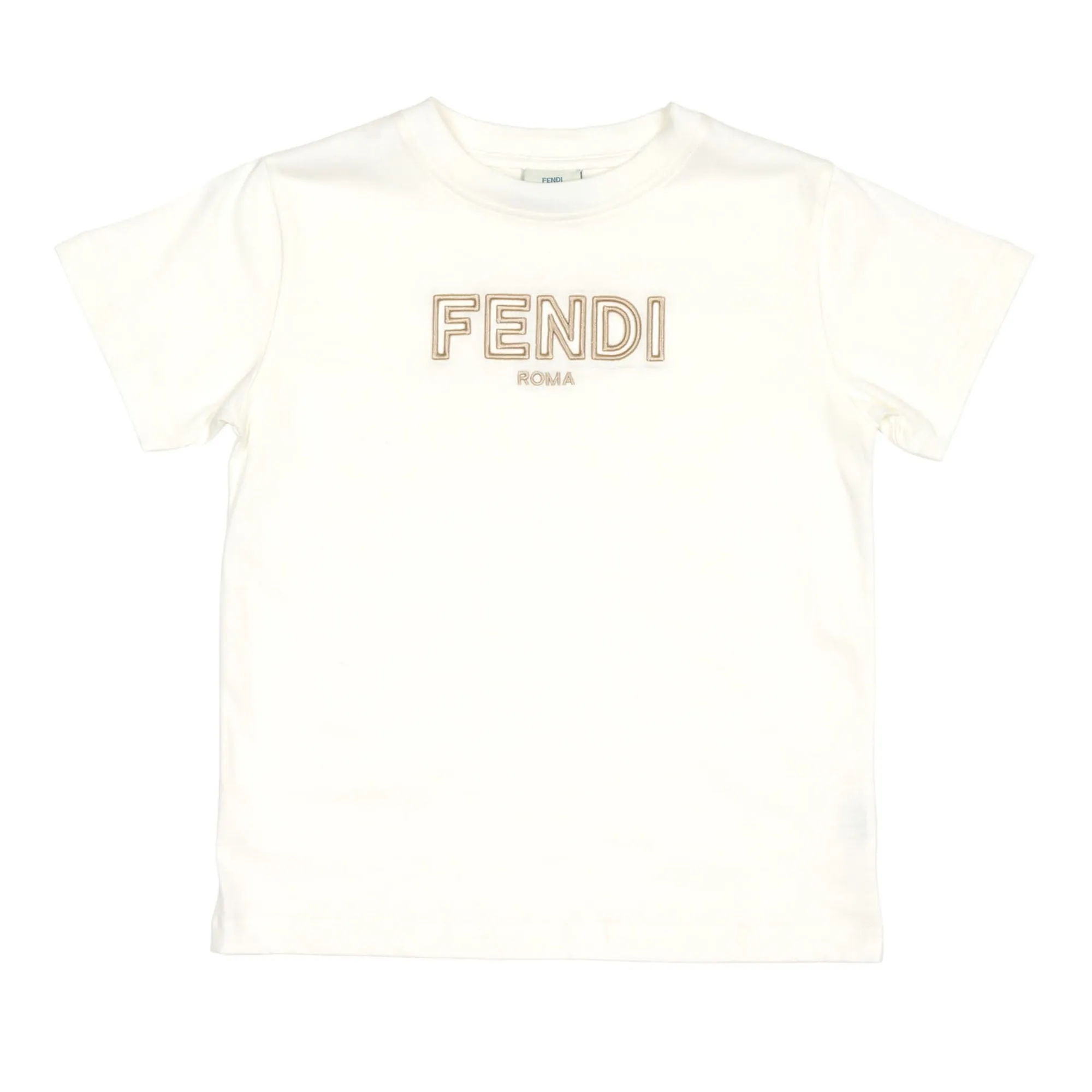 Fendi Embroidered Logo T-Shirt