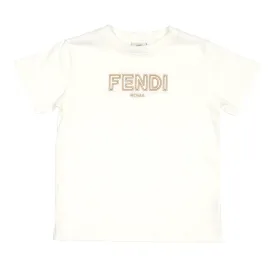 Fendi Embroidered Logo T-Shirt