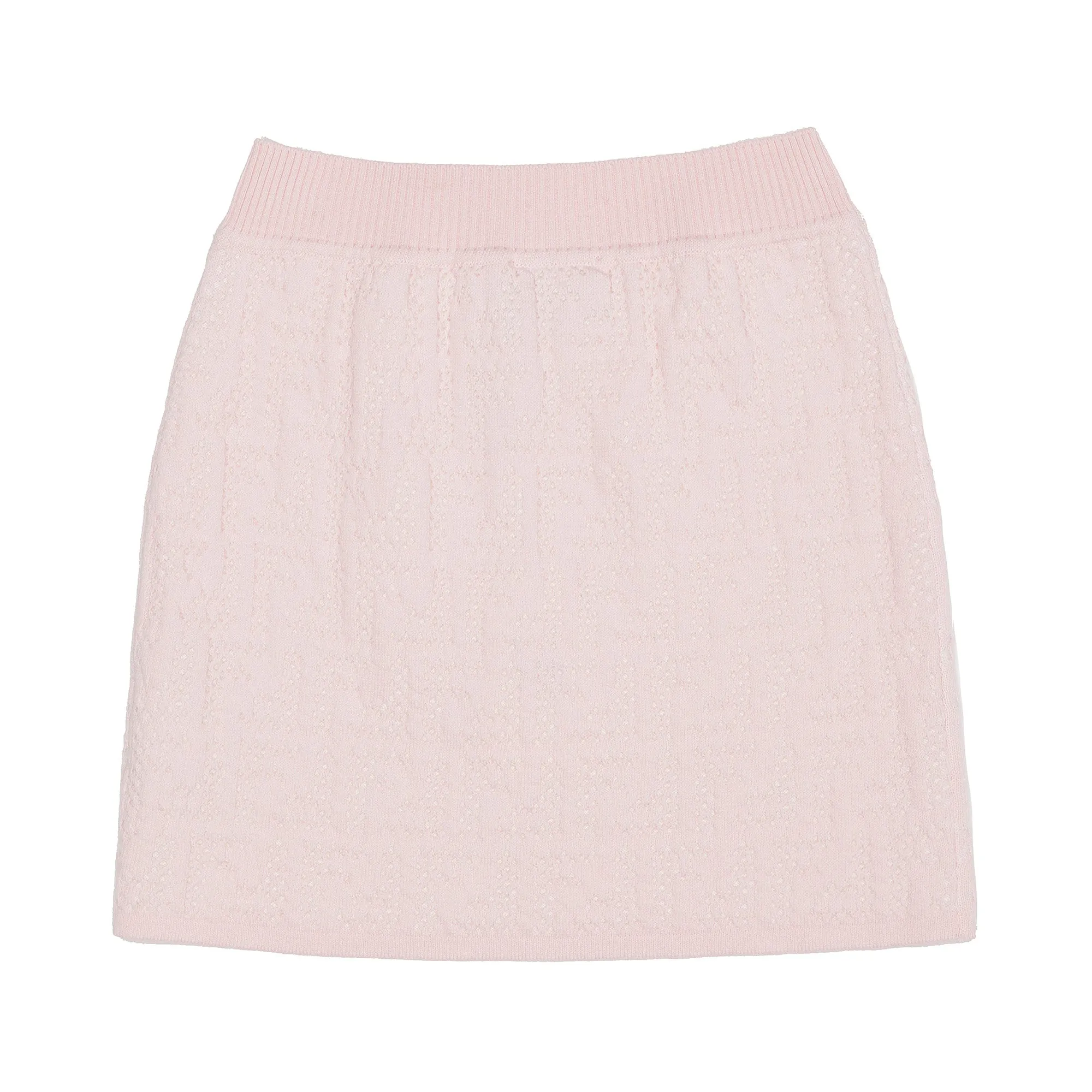 Fendi Pink Knit Skirt