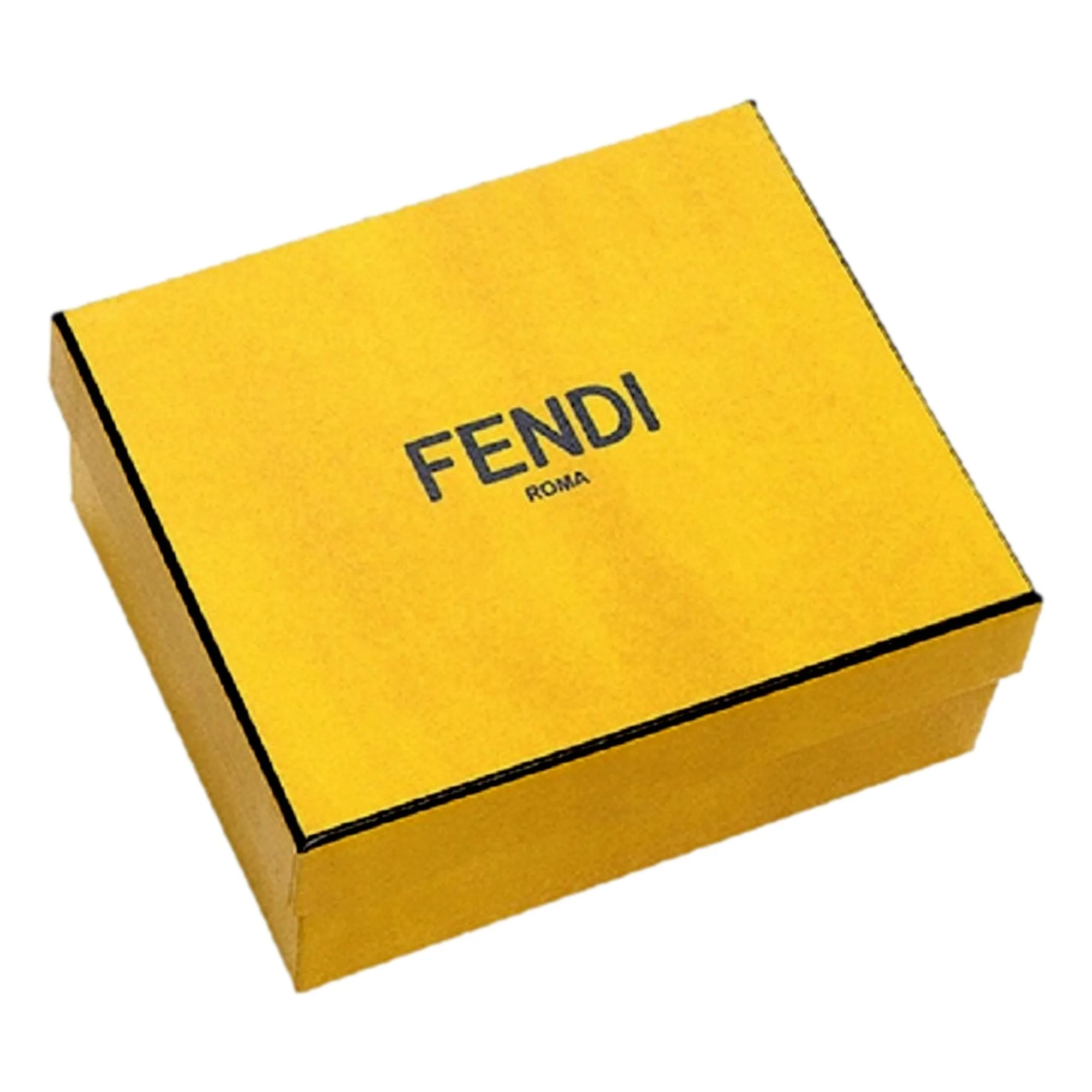 Fendi Vertigo Baguette Multicolor Leather Small Trifold Wallet