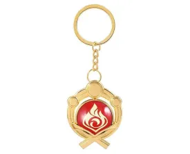 Genshin Impact Fire Keychain