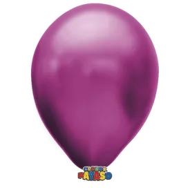 Globos Payaso 12in Balloon Metallic Mexican Pink 50ct