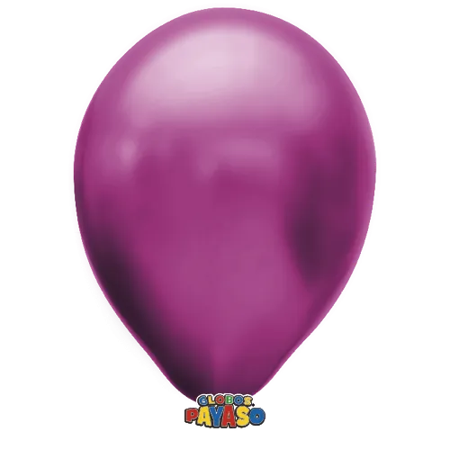 Globos Payaso 12in Balloon Metallic Mexican Pink 50ct