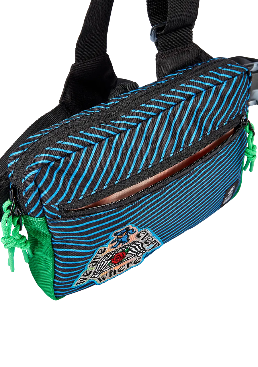 Grateful Dead Bandit Bag - Black / Blue / Green