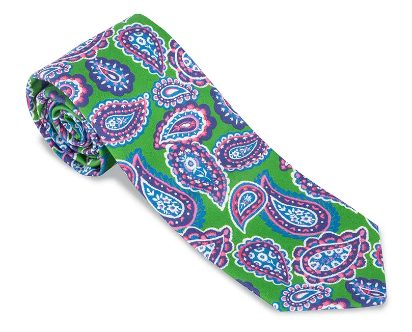 Green Florentine Necktie - F5470