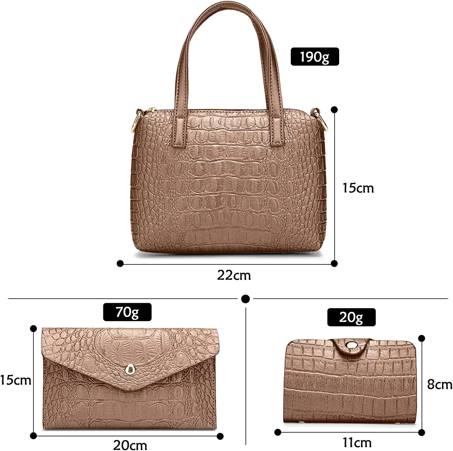 H1625 - Fashion Handbag Set