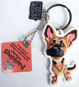 History & Heraldry - WagsWhiskers Keyring - German Shepherd