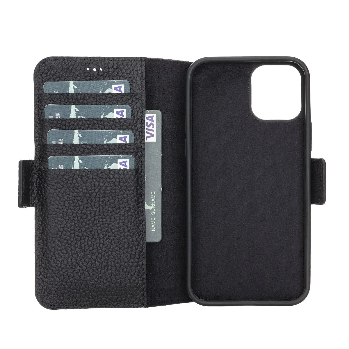 iPhone 12 Pro Max Leather Wallet Case