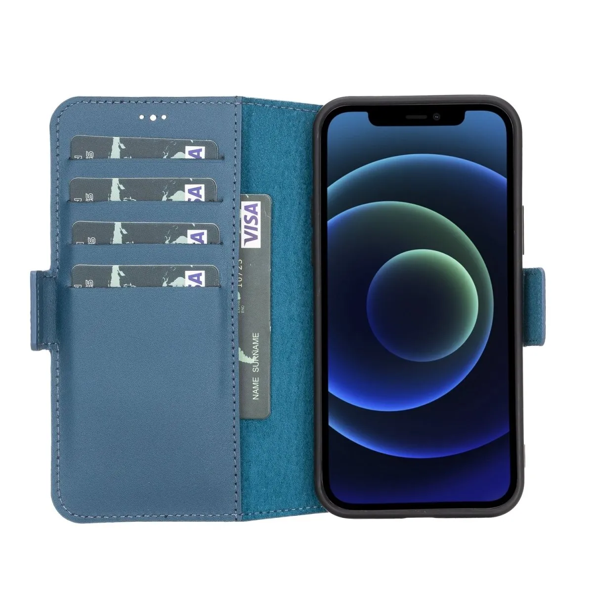 iPhone 12 Pro Max Leather Wallet Case