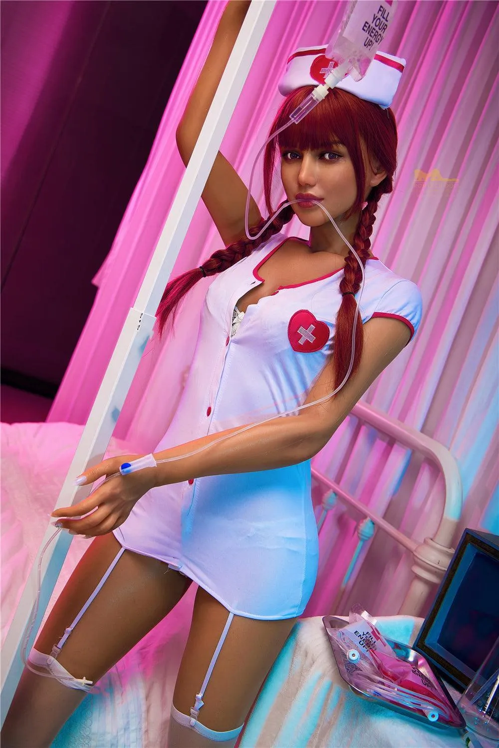 Irontechdoll 168cm Silicone Nurse Robot Sex Doll S13 Celine