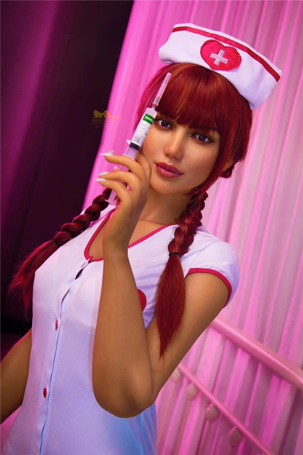 Irontechdoll 168cm Silicone Nurse Robot Sex Doll S13 Celine