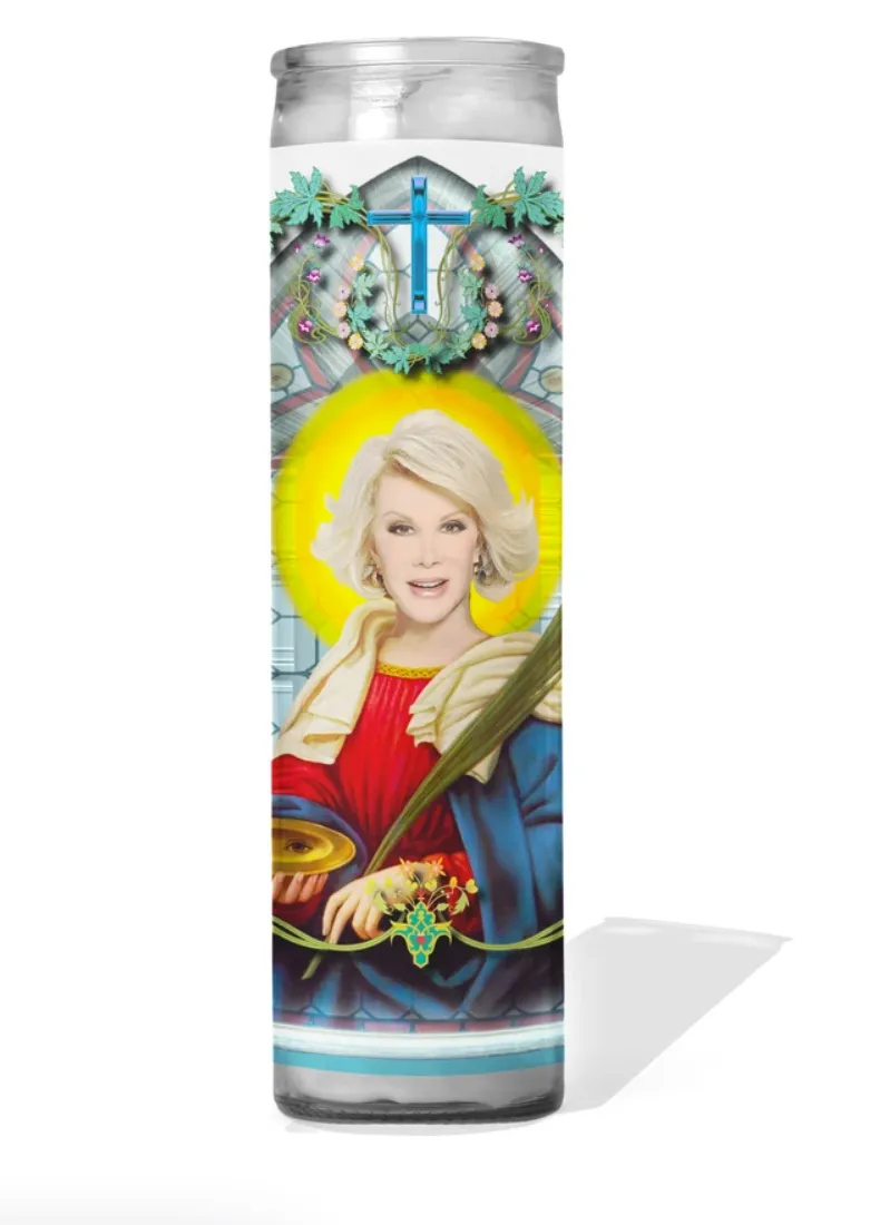 Joan Rivers Celebrity Prayer Candle