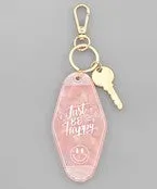 Just Be Happy Keychains